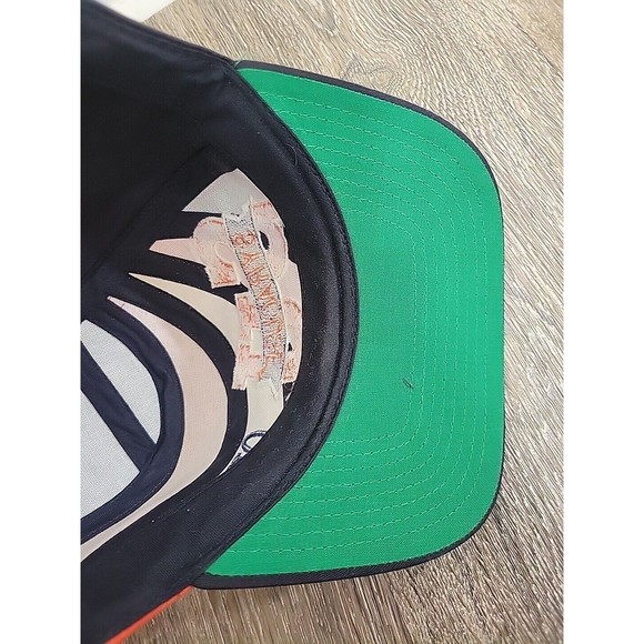 SU Syracuse Orangemen All Over Swirl Graphic Vintage Snapback Cap Hat 90's - Picture 7 of 10